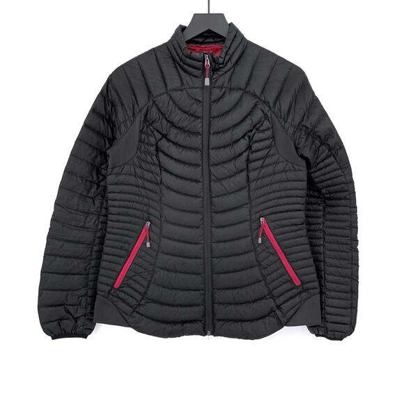 XERSION Puffer Jacket Black Pink M - Picture 1 of 11